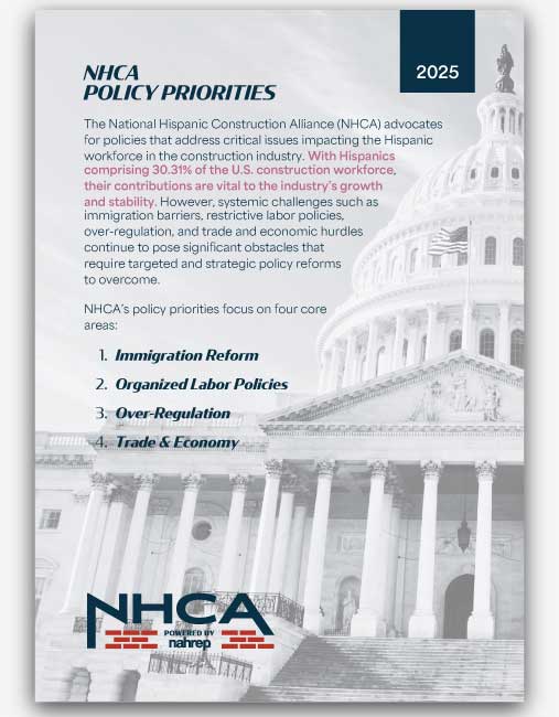 2025 NHCA Policy Priorities Cover